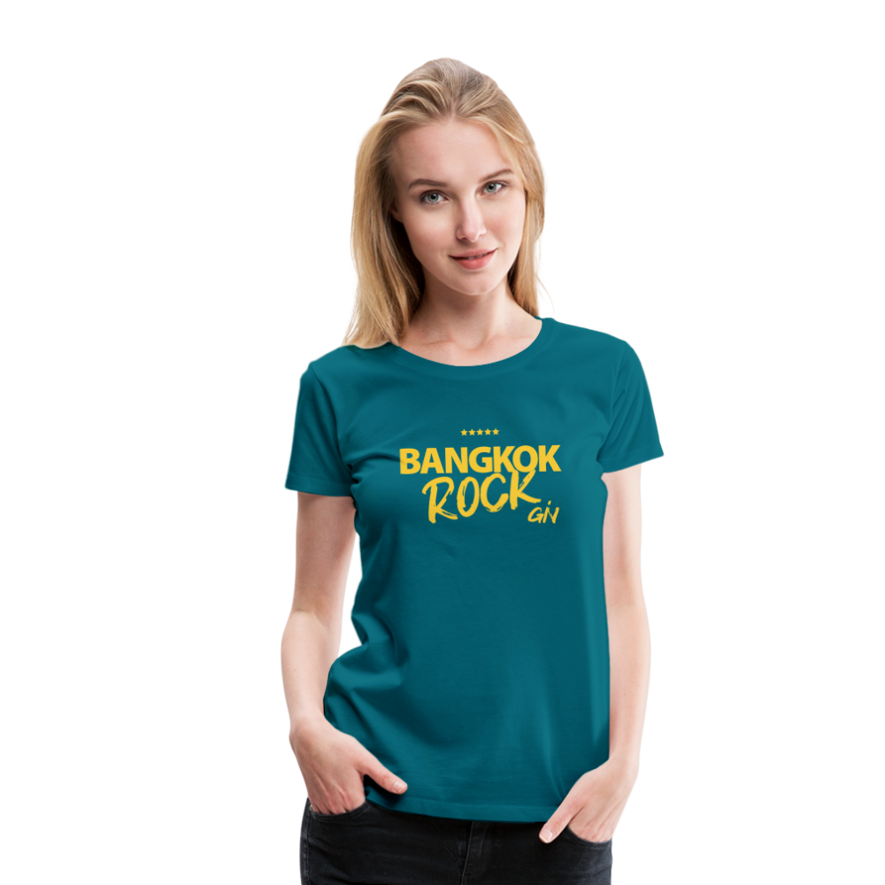 Bangkok Rock Gin T-Shirt (Female) - diva blue