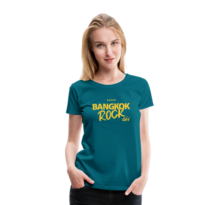 Bangkok Rock Gin T-Shirt (Female) - diva blue