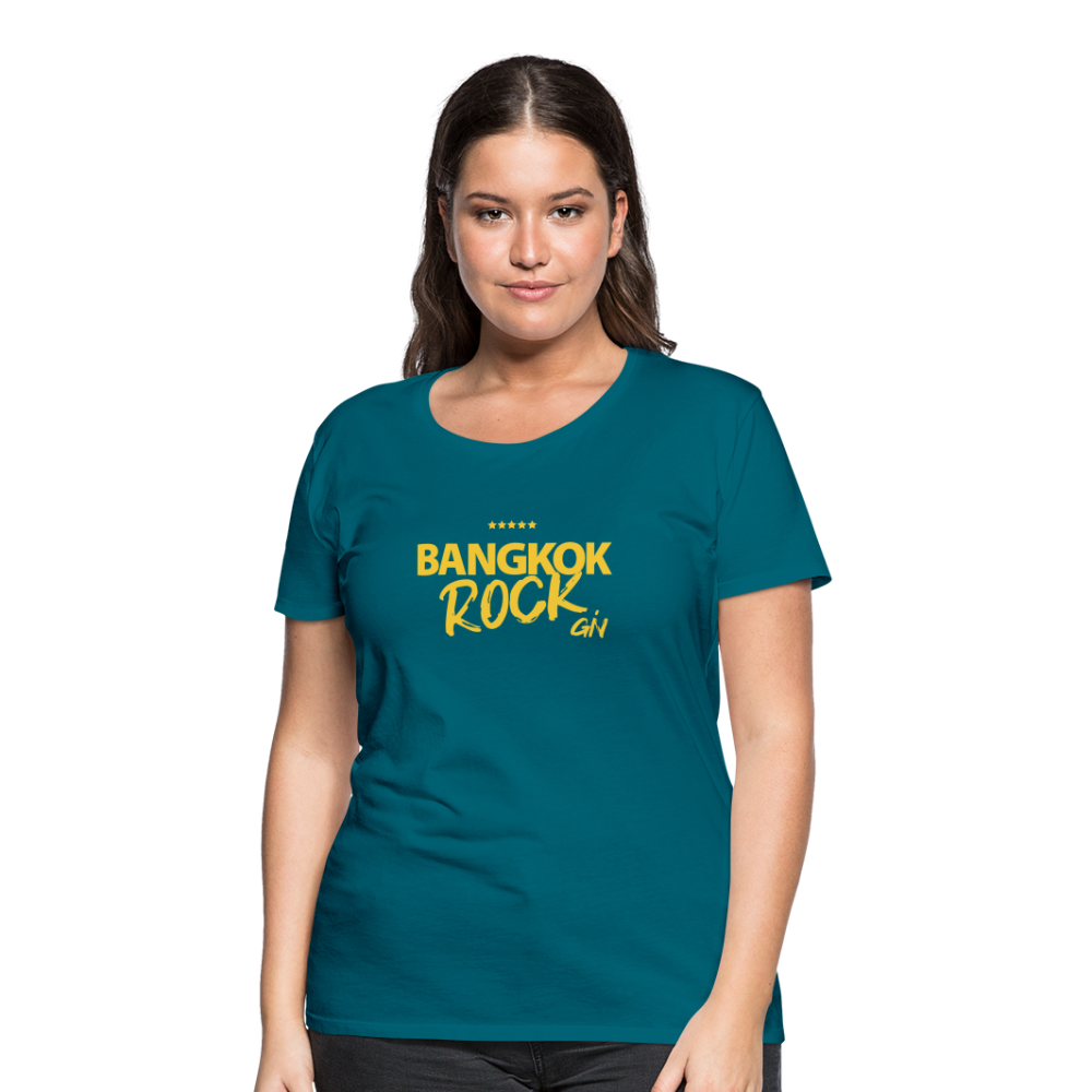 Bangkok Rock Gin T-Shirt (Female) - diva blue