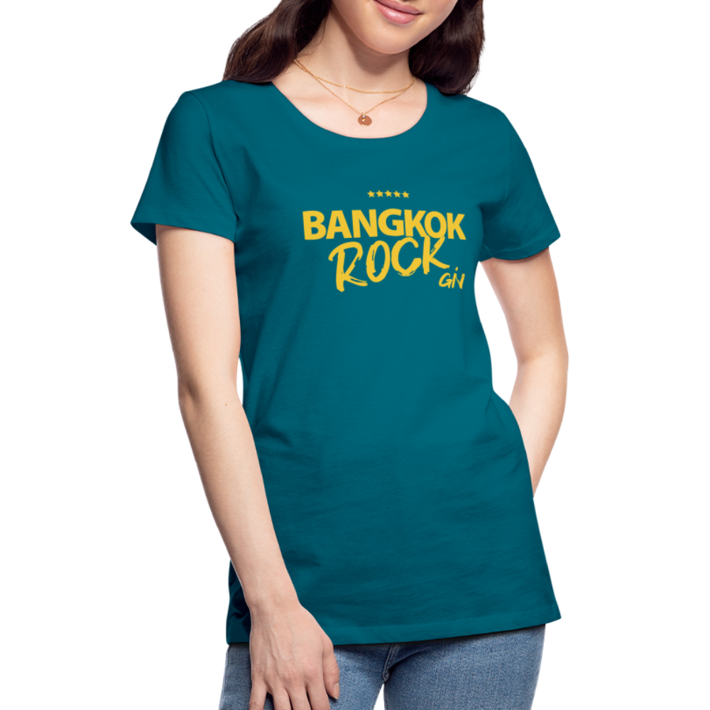 Bangkok Rock Gin T-Shirt (Female) - diva blue