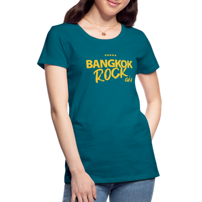 Bangkok Rock Gin T-Shirt (Female) - diva blue