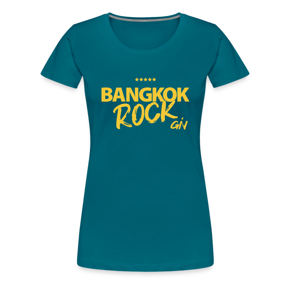 Bangkok Rock Gin T-Shirt (Female) - diva blue