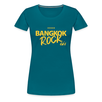 Bangkok Rock Gin T-Shirt (Female) - diva blue