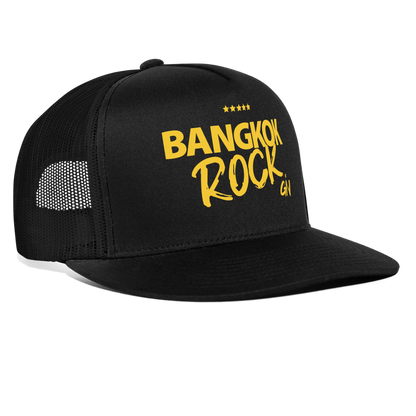 Bangkok Rock Gin Trucker Cap - black/black