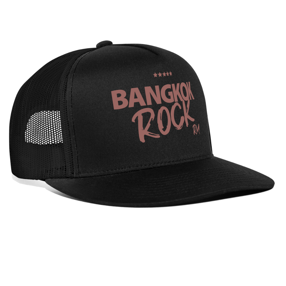 Bangkok Rock Rum Trucker Cap - black/black