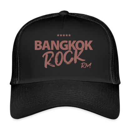 Bangkok Rock Rum Trucker Cap - black/black